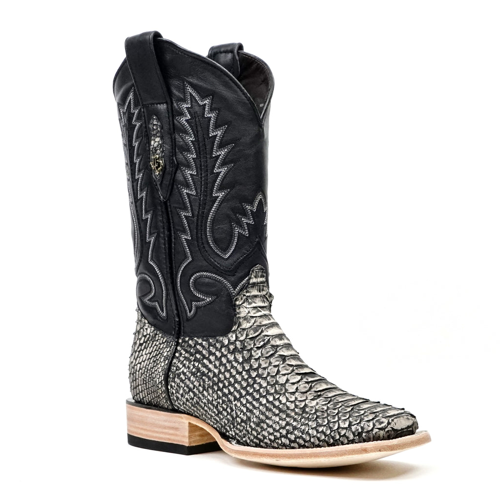 Tanner Python Boots - Gravel Gray (PN30)