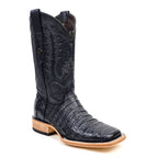 Rhodes Caiman Belly Boots - Navy Blue - Square Toe (LM10)