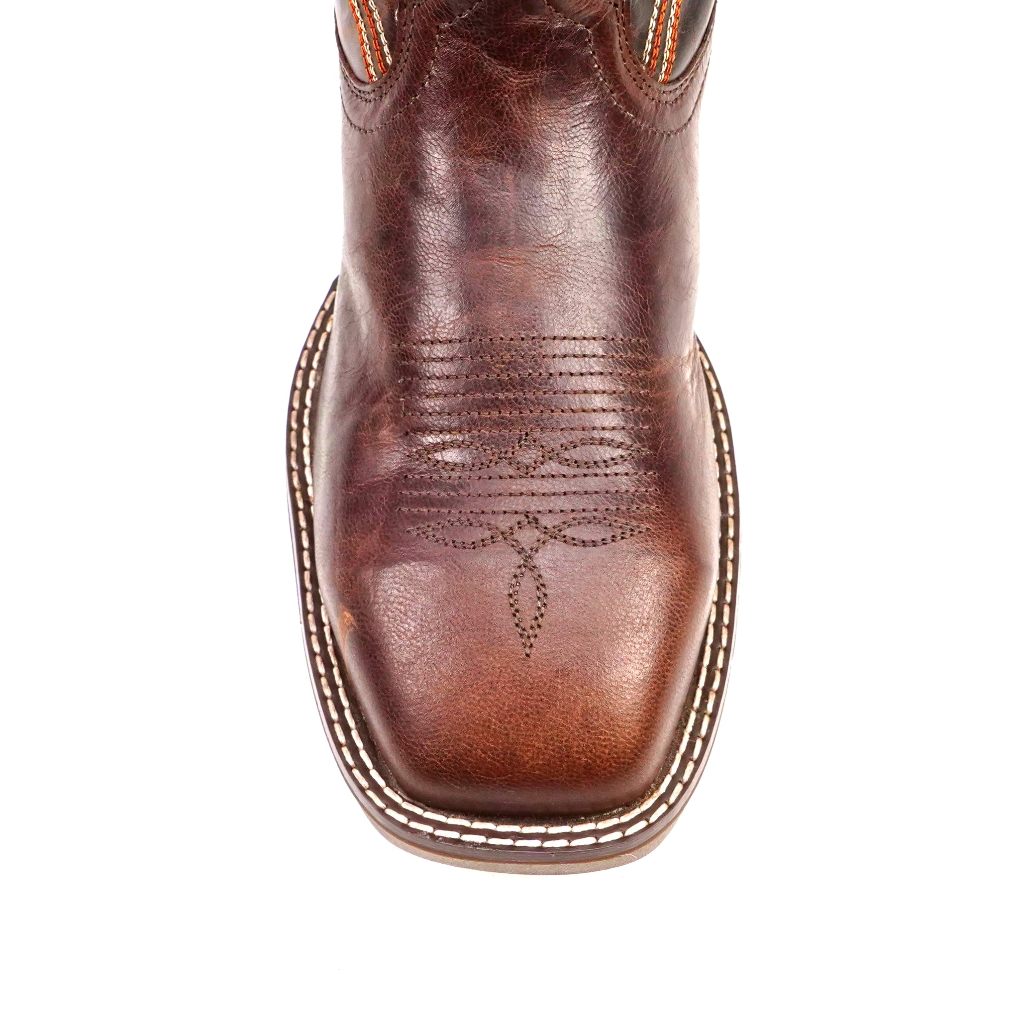 Texas Country - Orange & Brown Work Boots - Composite Toe (TC009)