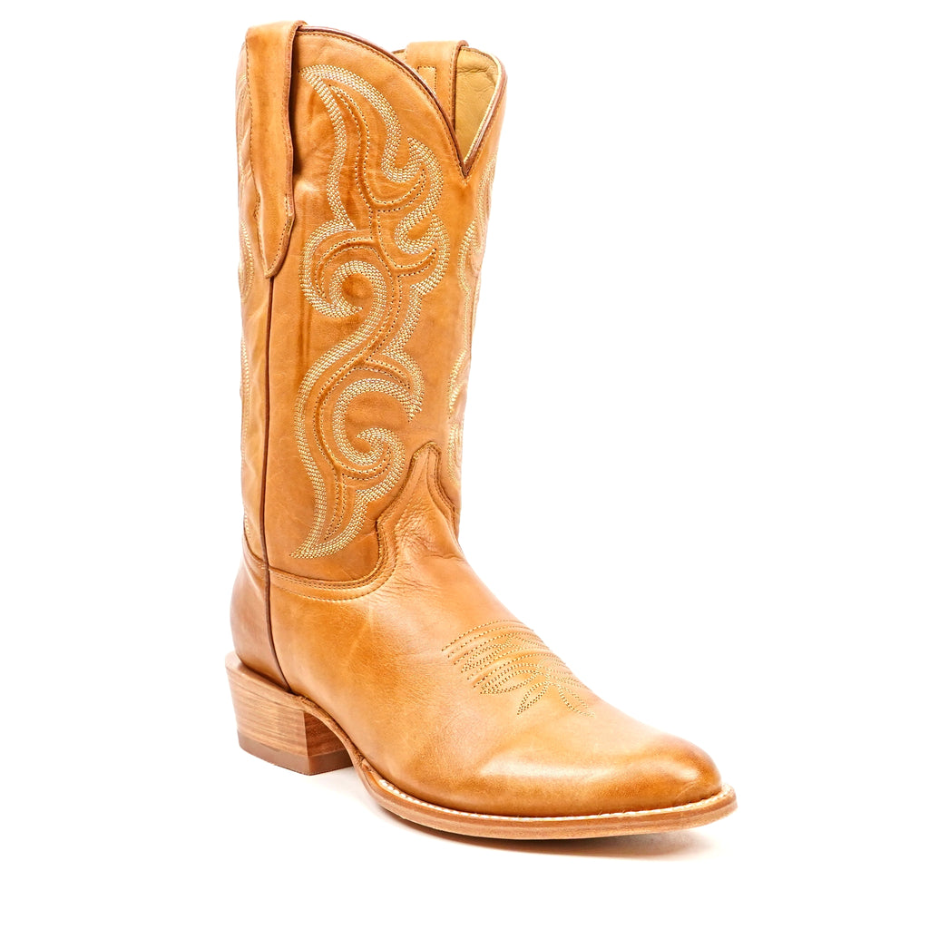 Boney Cowboy Boots - Clayton Honey - Roper Toe (TS203)