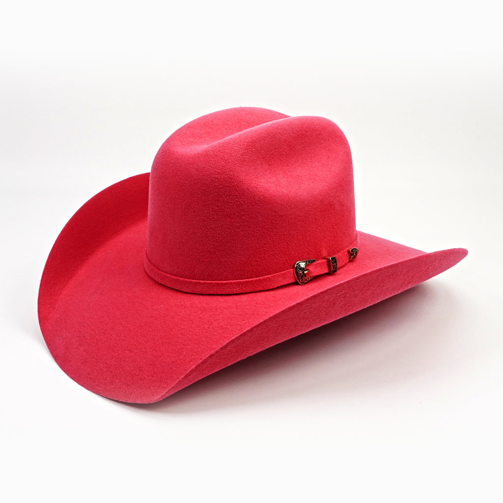 Sombreros TC - Sombrero de vaquero chihuahua 6X - Rosa neón