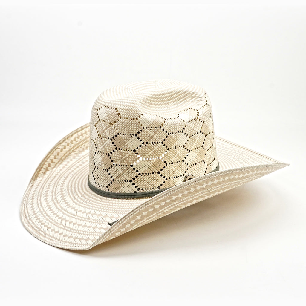 Sombrero de vaquero de paja TC Hats - 30X Minnick - Hexagonal