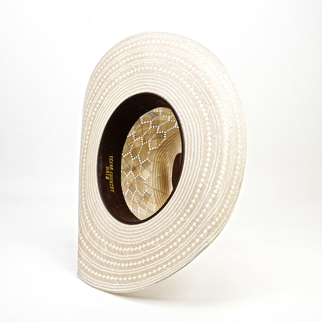 Sombrero de vaquero de paja TC Hats - 30X Minnick - Hexagonal