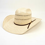 TC Hats - 100x Straw Cowboy Hat - Minnick Two-Tone Double Vented