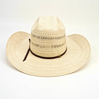 TC Hats - 100x Straw Cowboy Hat - Minnick Two-Tone Double Vented