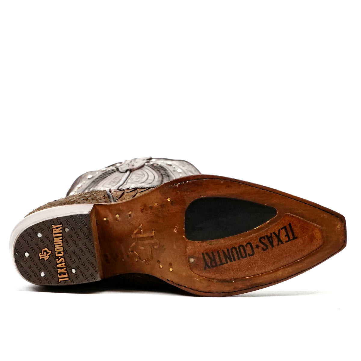 Botas vaqueras Tamarindo Pitón - Caña alta - Punta fina (E31)