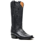 Botas Grizzly Black de caña corta - Punta cuadrada estrecha (E862)