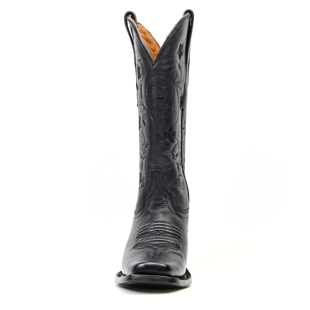 Botas Grizzly Black de caña corta - Punta cuadrada estrecha (E862)