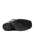 Botas Grizzly Black de caña corta - Punta cuadrada estrecha (E862)