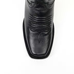 Botas Grizzly Black de caña corta - Punta cuadrada estrecha (E862)
