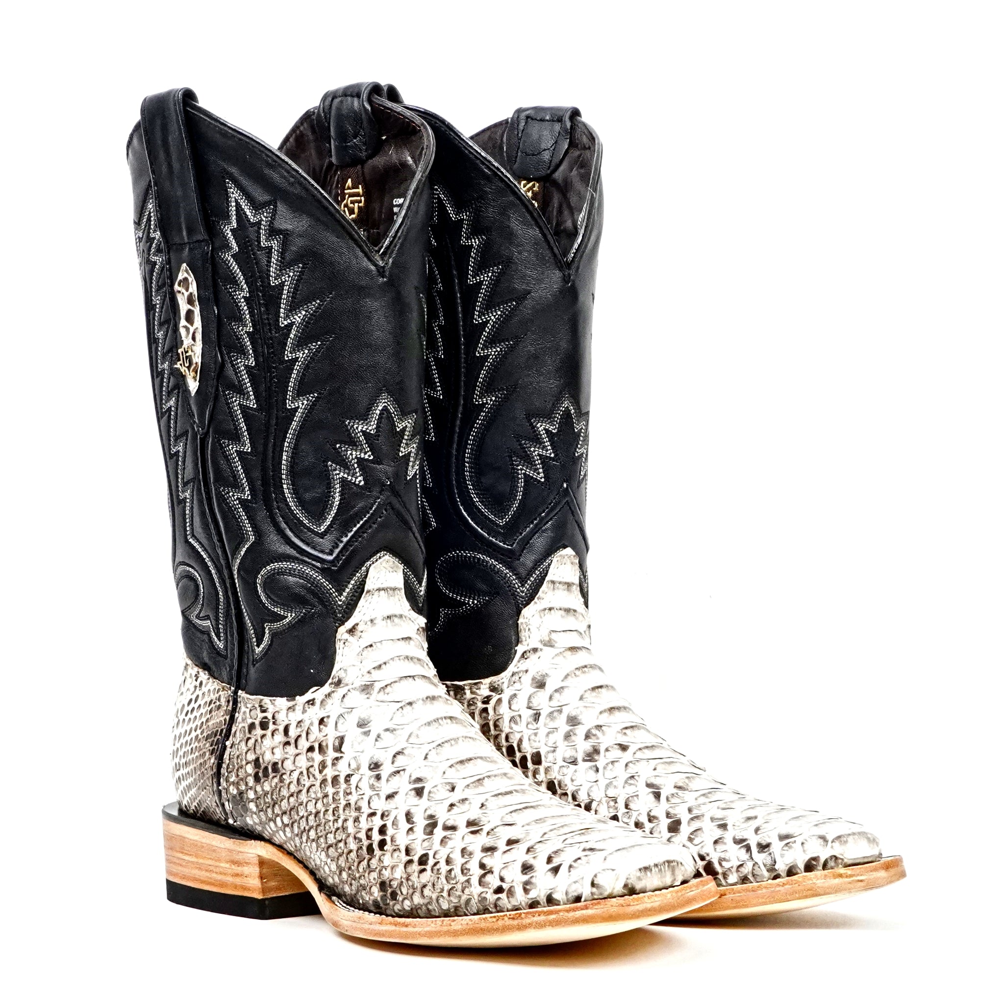 Botas Tanner Python - Natural - Punta Cuadrada (PN30)