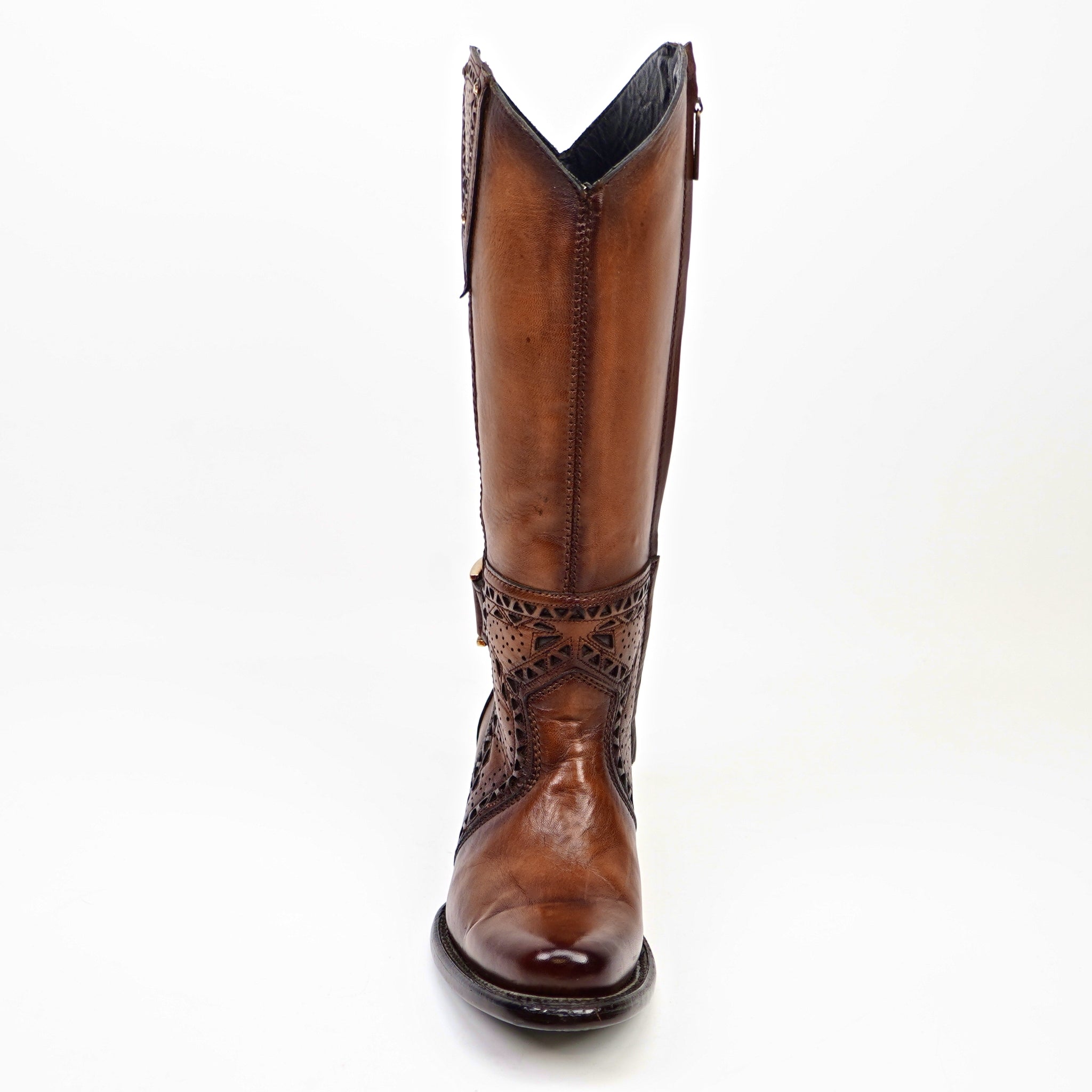 Conny Taupe - Round Toe