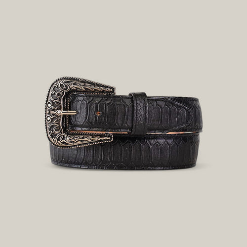Python Print Black Belt - Texas Buckle