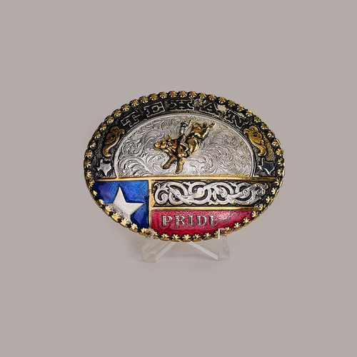 Texas Bull Rider Buckle