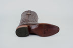 James Full Alligator Boots - Brown - Round Toe (FU220)