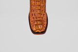 James - Cognac - Square Toe (Alligator  Head)