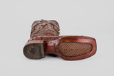 James - Brown - Square Toe (Alligator Head)