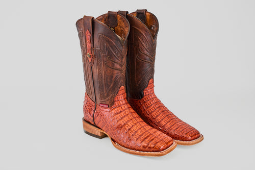 Rhodes HornBack - Brandy - Square Toe