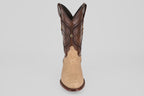 Tanner Python Boots - Cappuccino - Roper Toe (PN240)