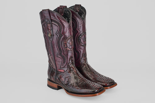 Tanner - Black Cherry - Square Toe