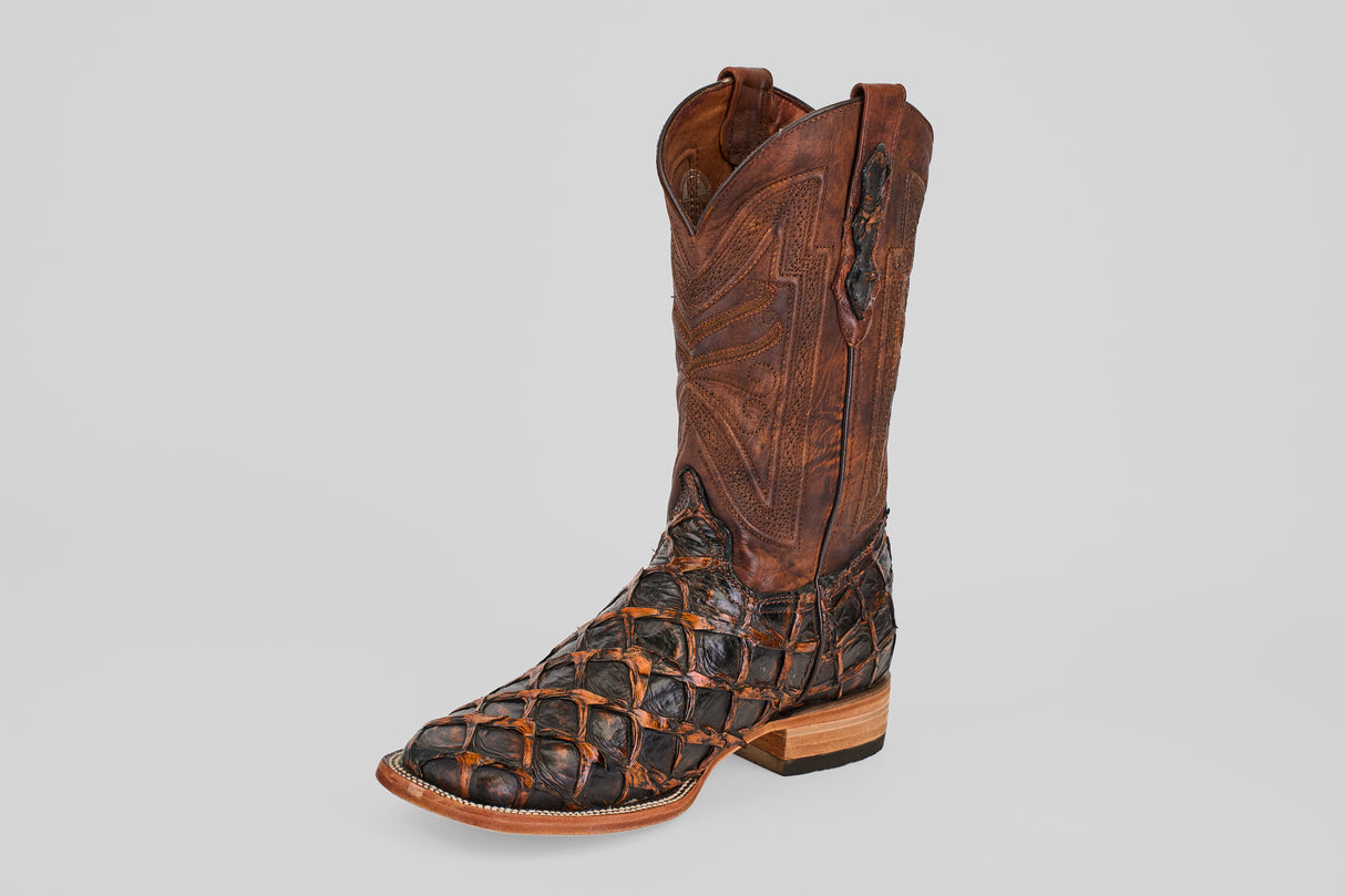 Conor - Rustic Cognac - Square Toe