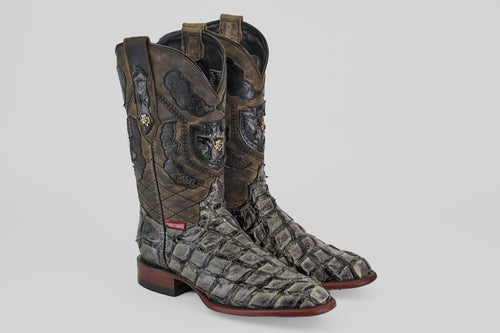 Conor - Charcoal - Roper Toe