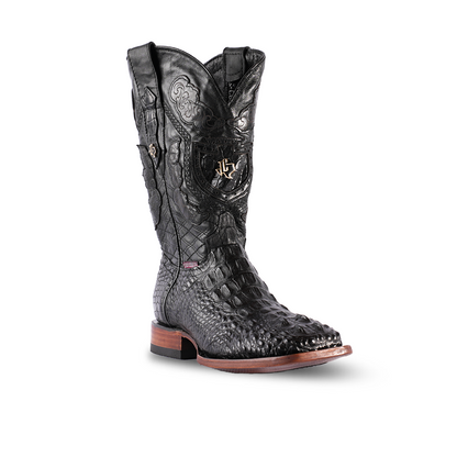 Texas Country Exotic Boot  IJ1000 LAGARTO NUCA Negro  H501