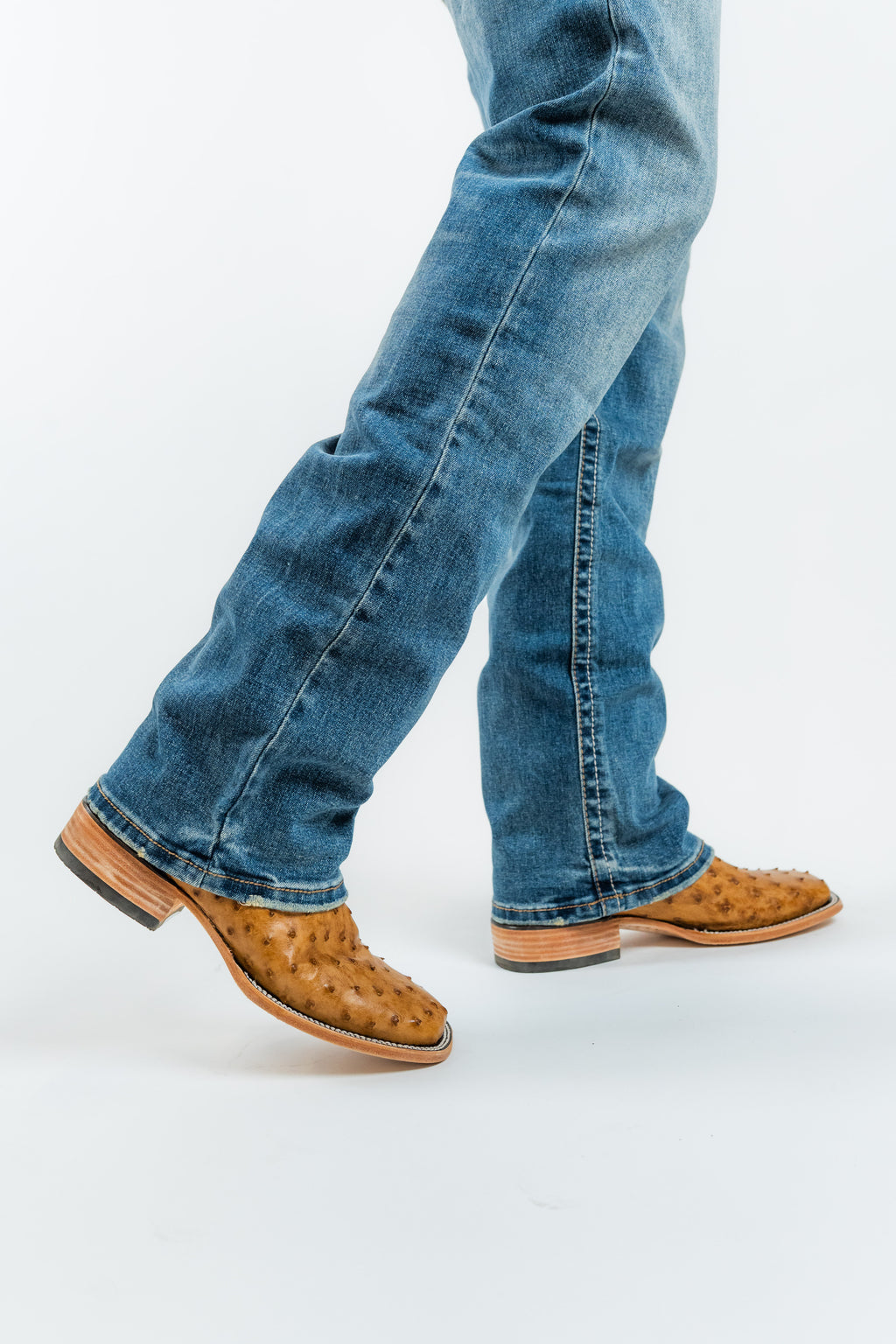 Western Blue - Men's Western Blue Classic Modern Boot Denim Jeans (W-463)