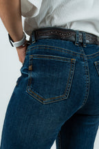 Western Blue - Women's High-Rise Wide Fit Denim Jeans (W2374-WL)