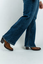 Western Blue - Women's High-Rise Wide Fit Denim Jeans (W2374-WL)