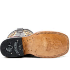 Avestruz Blackcherry / Old English Gris Oxford - Gomez Western Wear