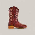 Blake Cognac - Square Toe - Kids Boots - Gomez Western Wear