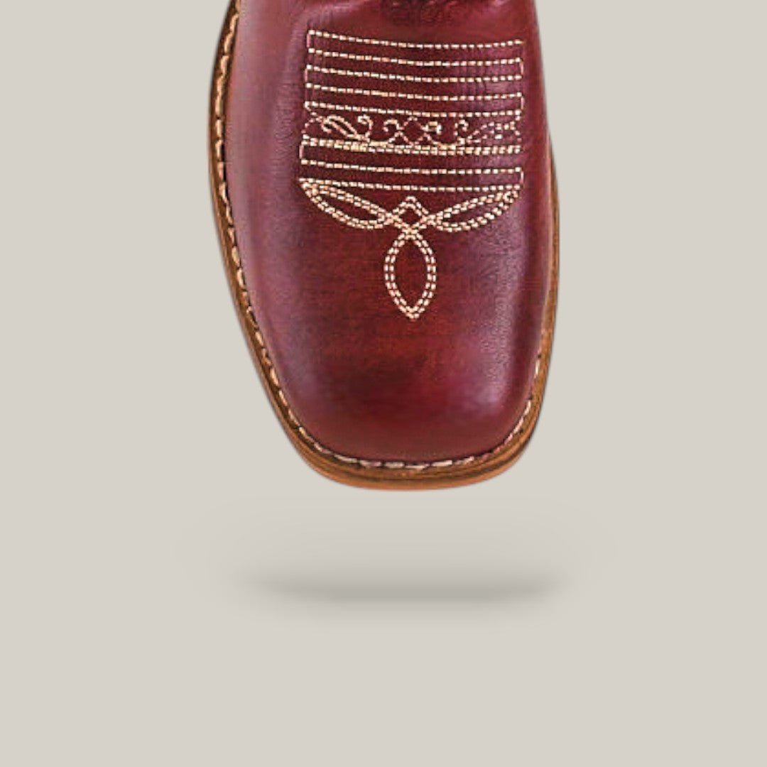 Blake Cognac - Square Toe - Kids Boots - Gomez Western Wear