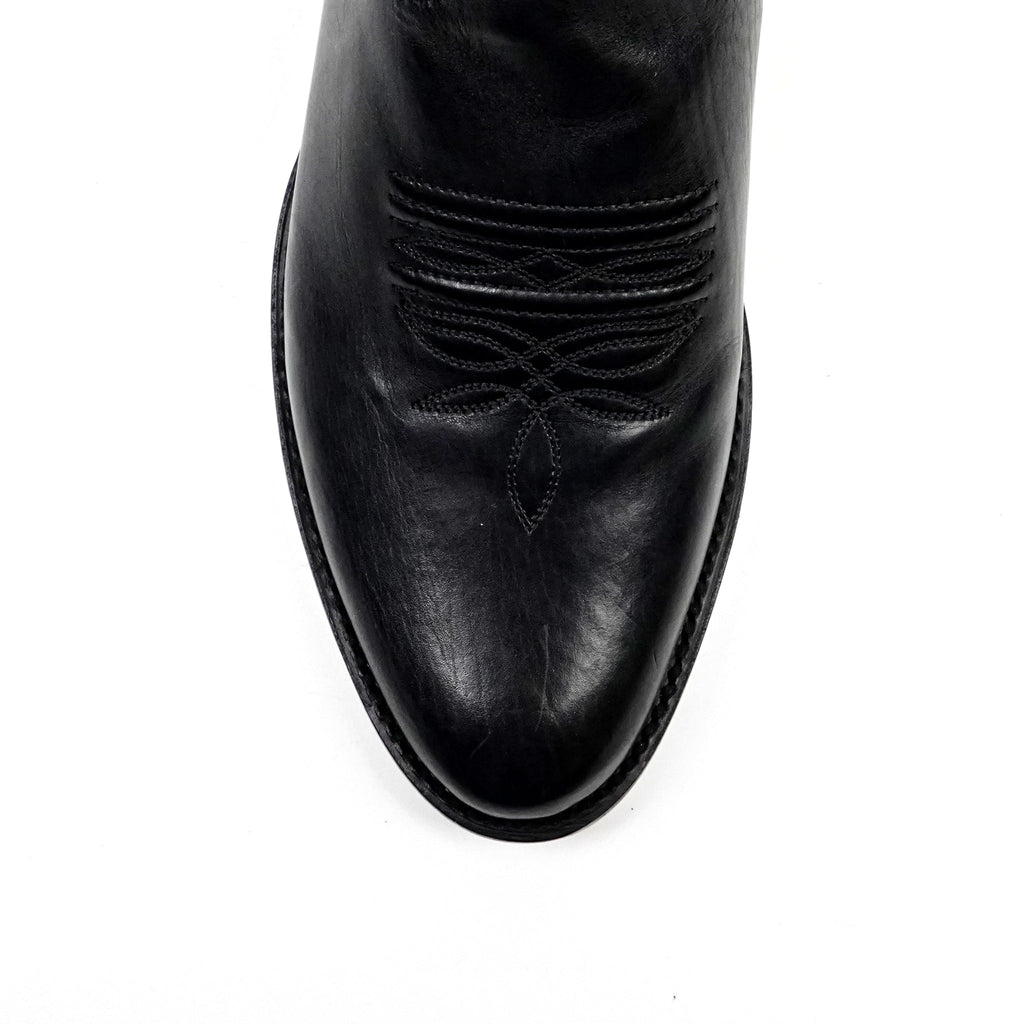 Boney Cowboy Boots - Clayton Black - Roper Toe (TS203) - Gomez Western Wear