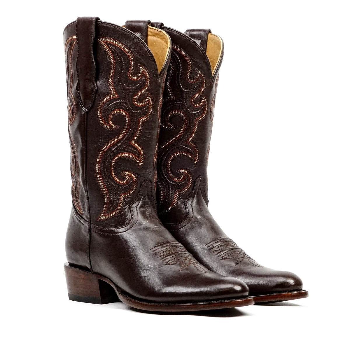 Boney Cowboy Boots - Clayton Chocolate - Roper Toe - Gomez Western Wear