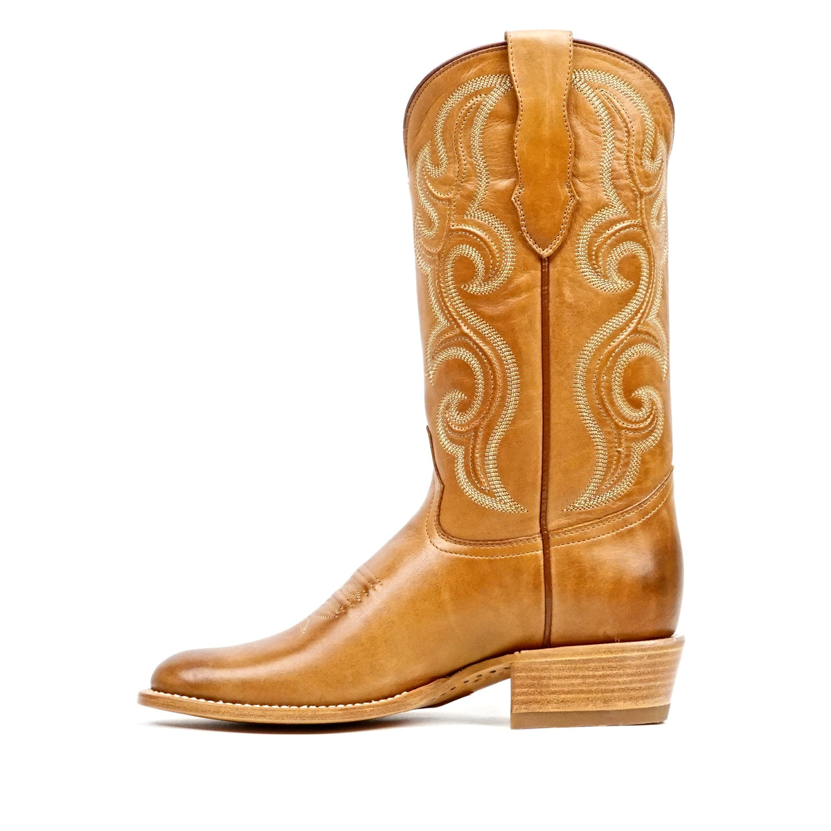 Boney Cowboy Boots - Clayton Honey - Roper Toe (TS203) - Gomez Western Wear