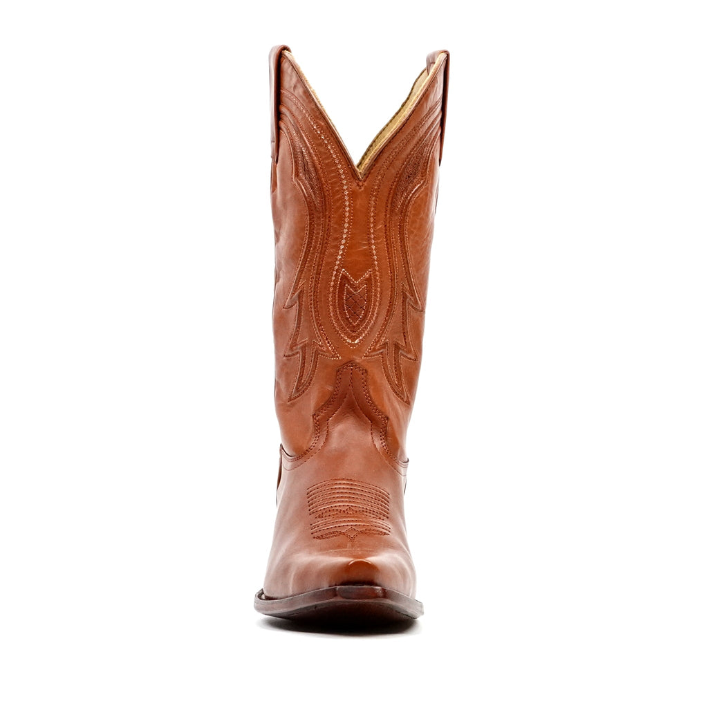 Boney Cowboy Boots - Cognac - Snip Toe (TS183) - Gomez Western Wear