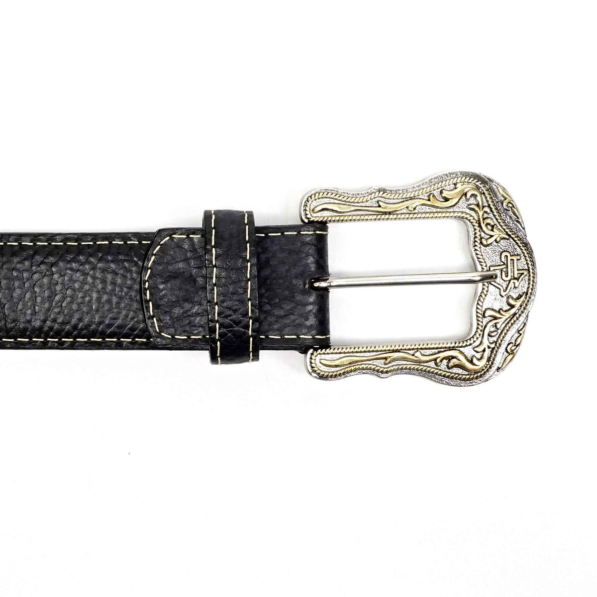Cheyenne Black Leather Belt (C-V4301) - Gomez Western Wear