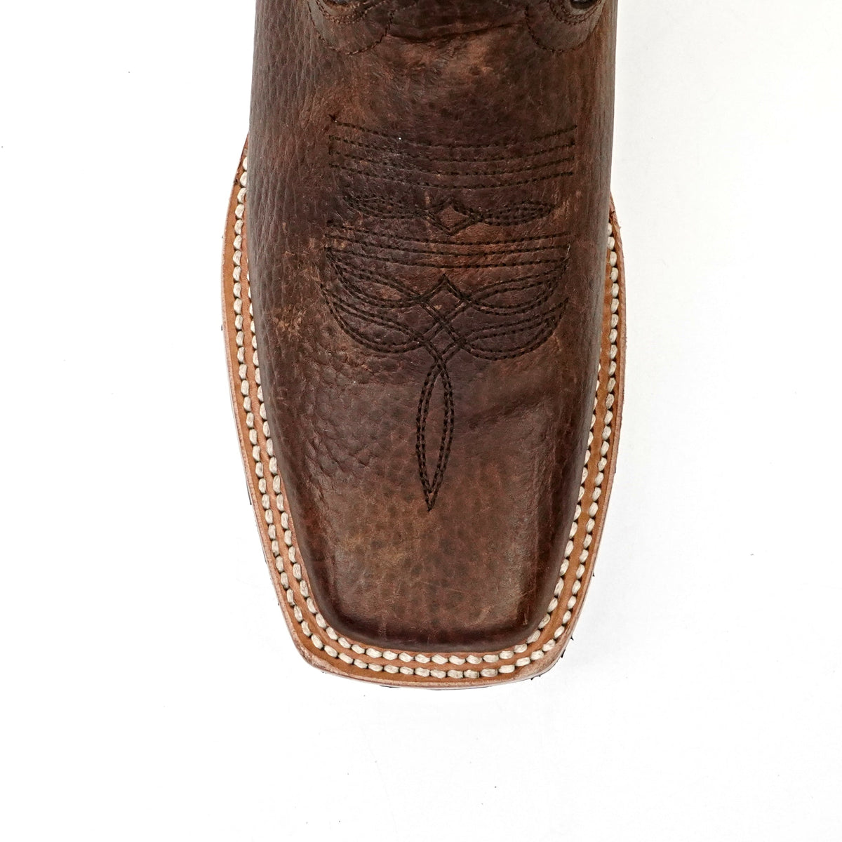 Cheyenne Choco Leather Boots (Youth) - Slip-Resistant Sole - Rodeo Toe (E28) - Gomez Western Wear