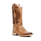Clayton Tobacco Cowboy Boots - Square Toe (E944) - Gomez Western Wear