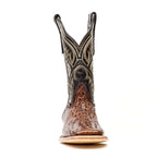 Crocodile Choco Boots (Youth) - Embossed Leather - Square Toe (E427) - Gomez Western Wear