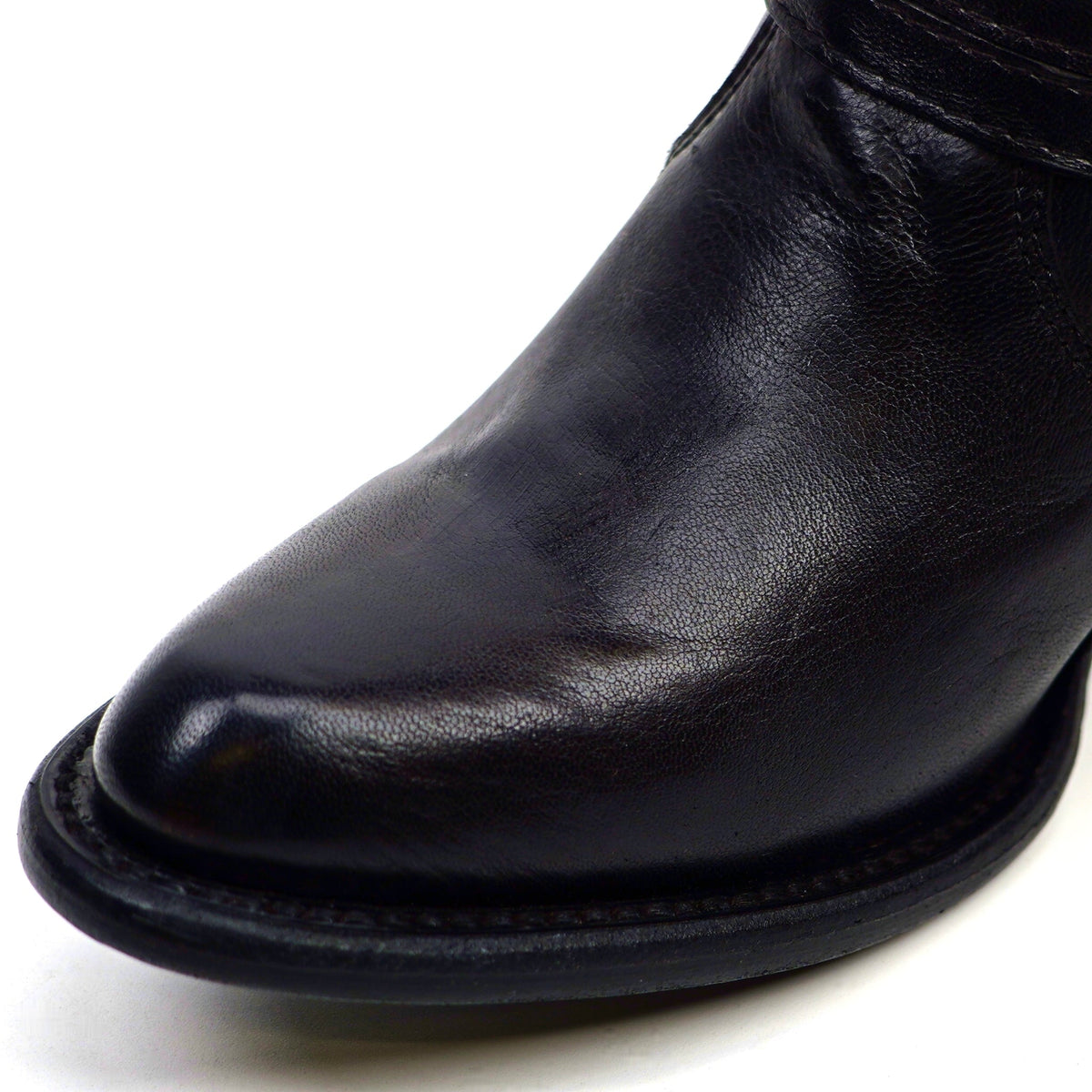 Denali Black Tall Shaft Boots - Round Toe - Gomez Western Wear