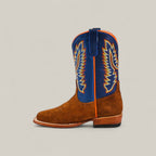 Diamond Suede Ocre - Square Toe - Kids Boots - Gomez Western Wear