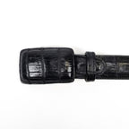 Exotic Full Quilt Alligator Belt - Black (C-001) - Gomez Western Wear