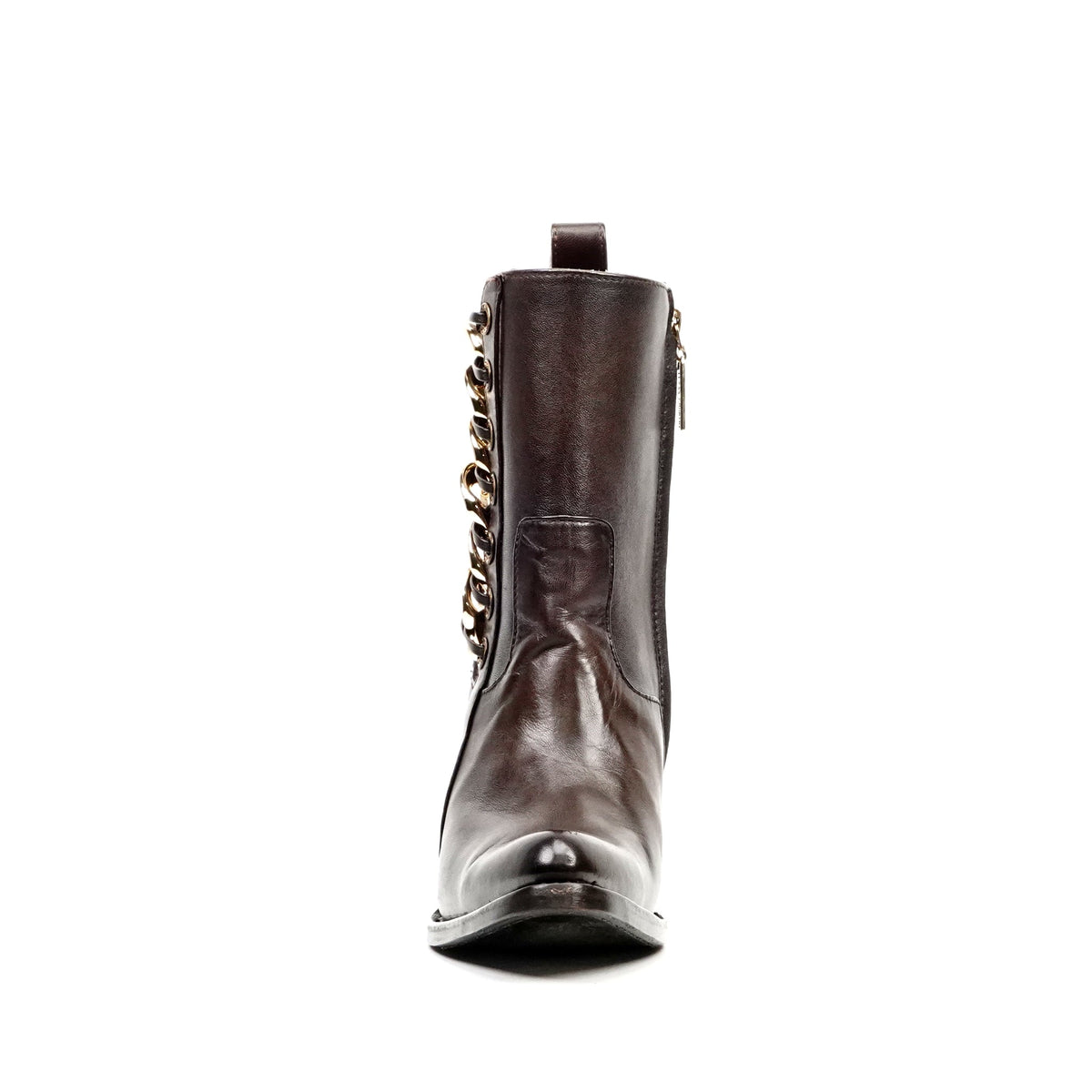 Francia Chocolate Brown Short Boots - J Toe - Gomez Western Wear