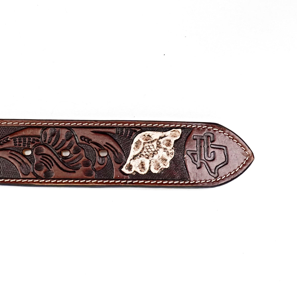 Hand-Tooled Leather Belt (MOD6) - Gomez Western Wear