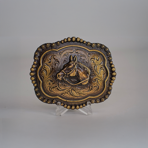 Vintage Stud Horse Buckle