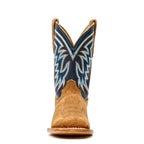 Kids Almond Roughout Boots - Square Toe (E3002) - Gomez Western Wear