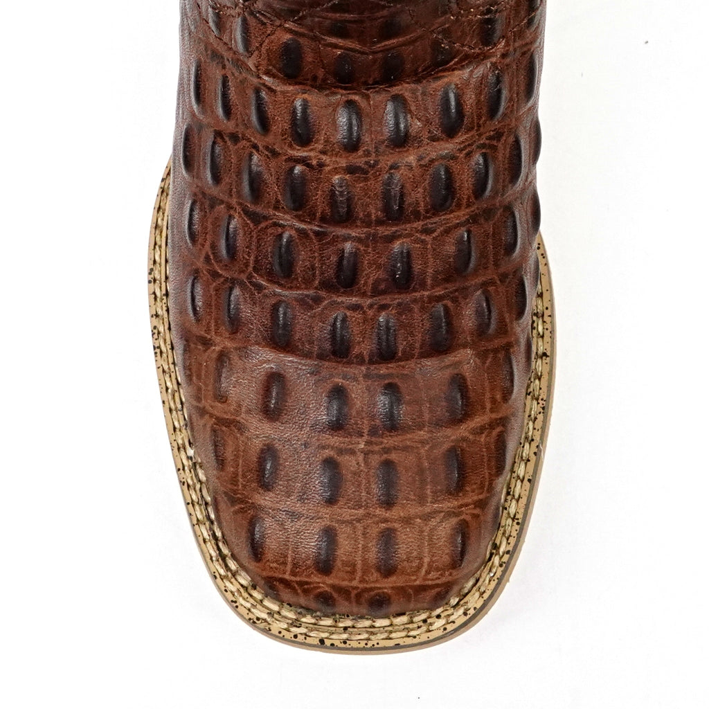 Kids Crocodile Choco Boots - Embossed Leather - Square Toe (K10-1) - Gomez Western Wear