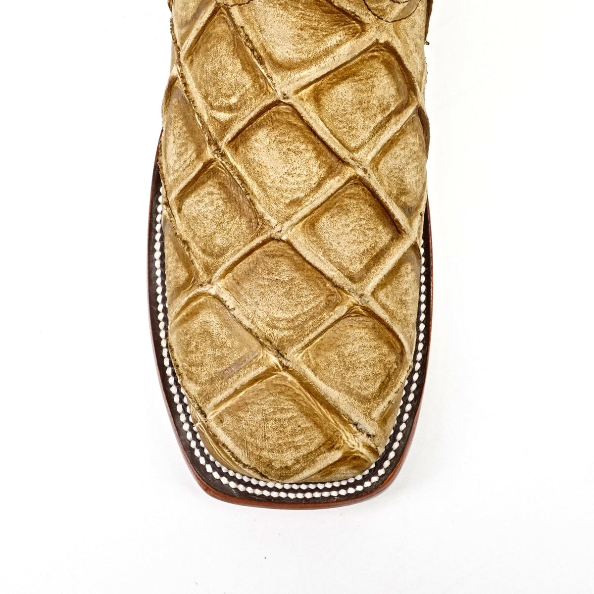 Pirarucu Fish Orix Boots - Embossed Leather - Square Toe (E962) - Gomez Western Wear